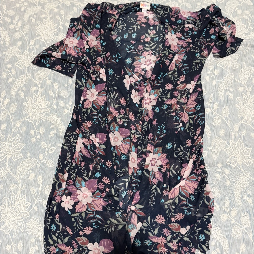 Floral Print Kimono